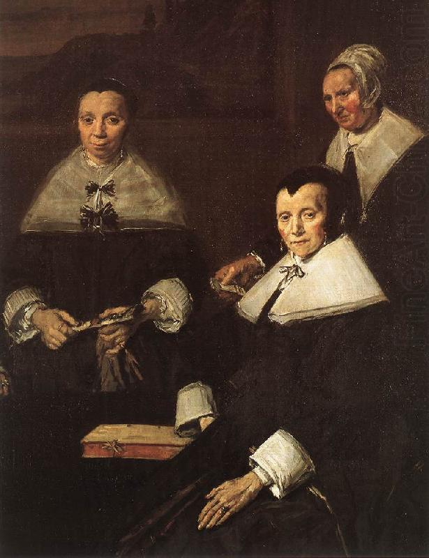 Regentesses of the Old Men's Almshouse (detail), HALS, Frans